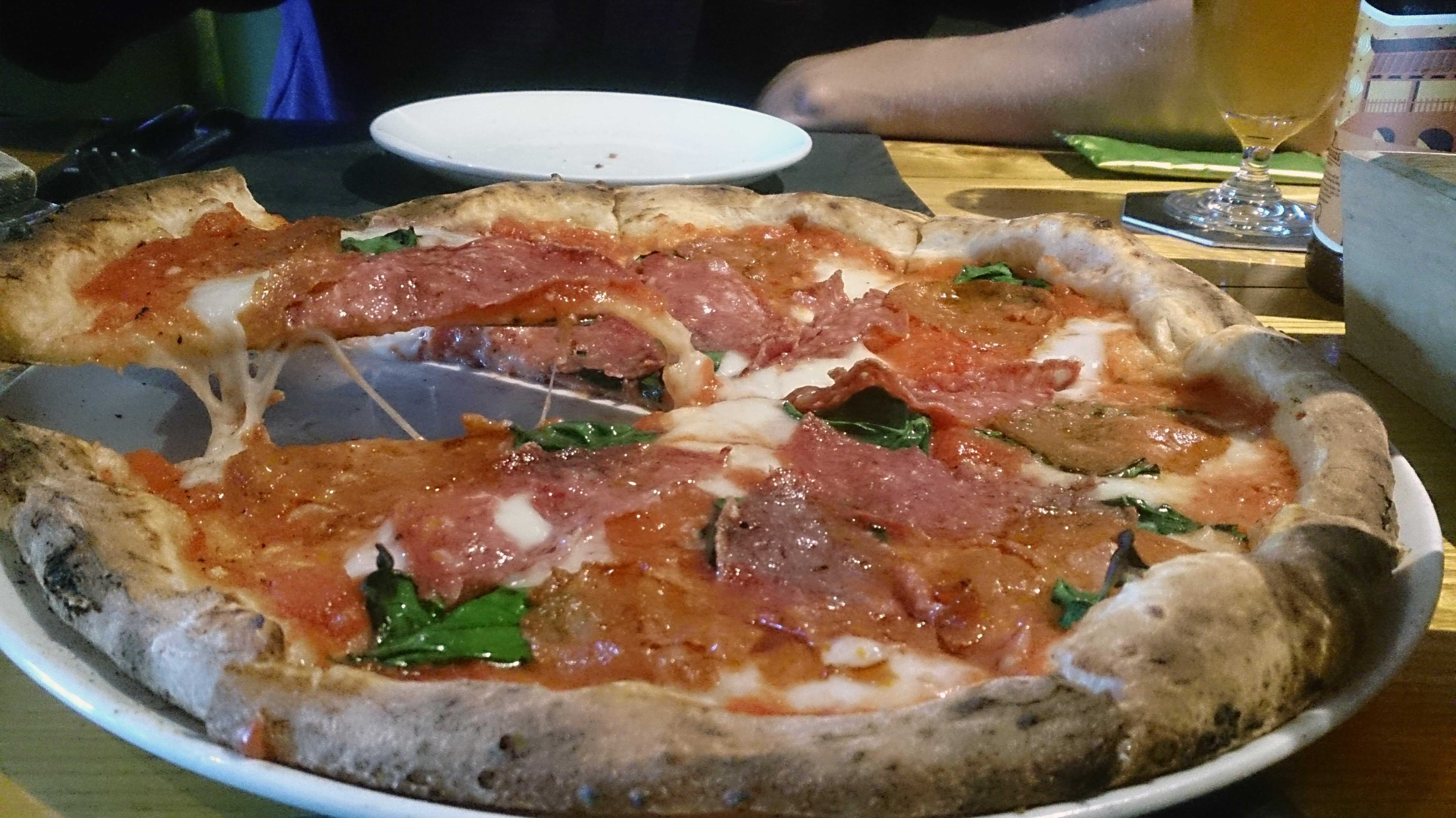 Pizza 4P's Da Nang, Vietnam Milano Salami & Chorizo Margherita Pizza